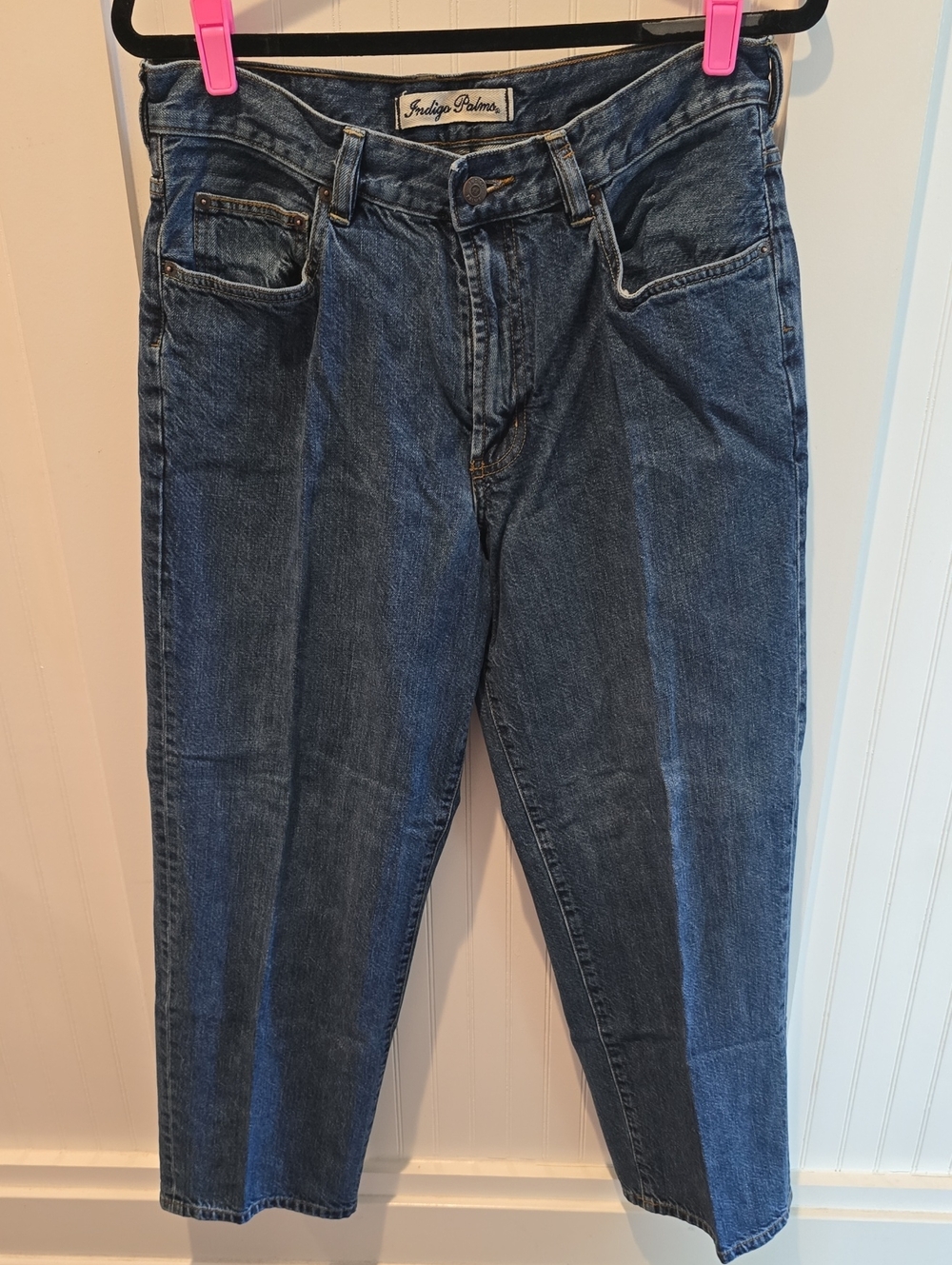 Vintage Tommy Bahama Indigo Palms Dark Blue Relaxed Fit Jeans 34x30
